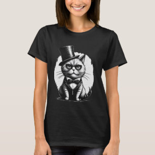 T-shirt Chat Aristocratique - Chat Drôle