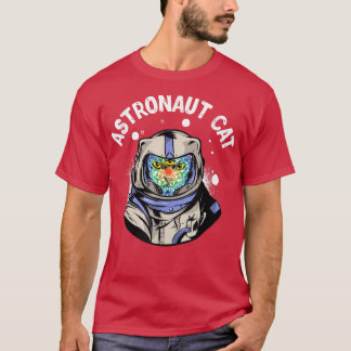 T-shirt chat astronaute