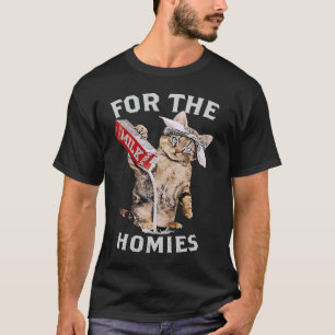 T-shirt Chat au lait rétro pour les potes Vintage