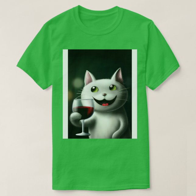 T-shirt Chat au vin 3 (Design devant)