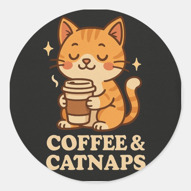 T-shirt chat autocollant (Devant)