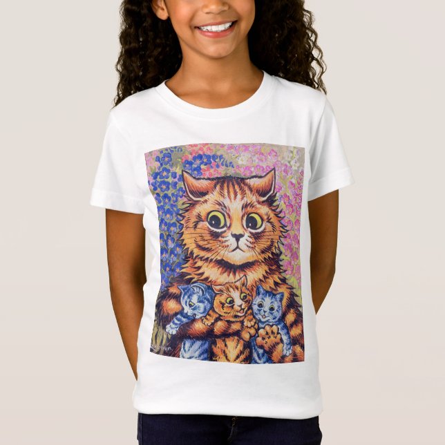 T-Shirt Chat aux chatons, Louis Wain (Devant)