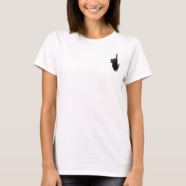 T-shirt Chat aux griffes  (Devant)