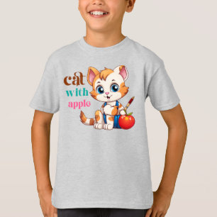 T-shirt Chat Avec Apple-85242