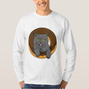 T-shirt Chat avec Donut