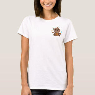 T-shirt Chat avec guitare