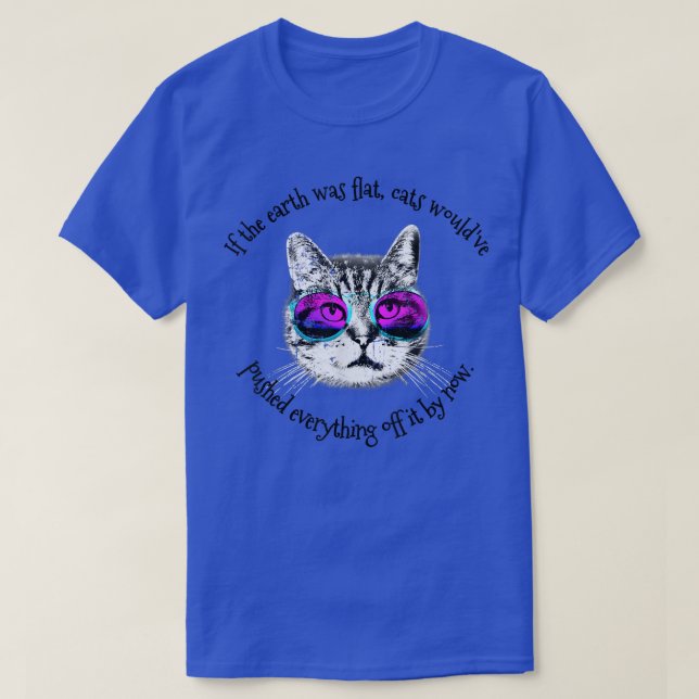 T-shirt Chat Avec Mauvaise Attitude (Design devant)