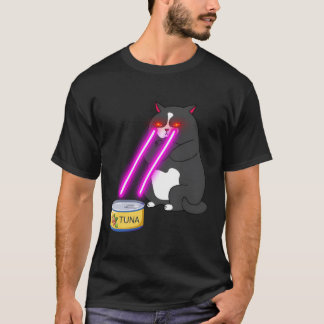 T-shirt Chat avec yeux laser