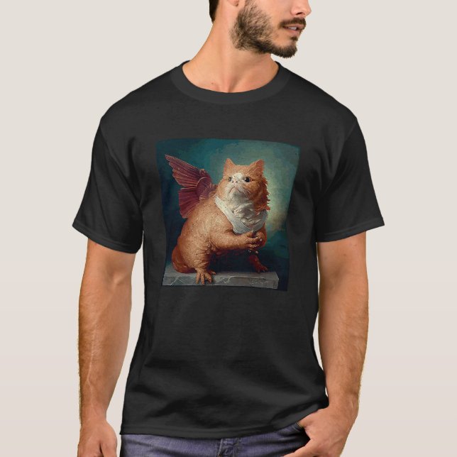 T-shirt Chat Axolotl Poulet Frit (Devant)
