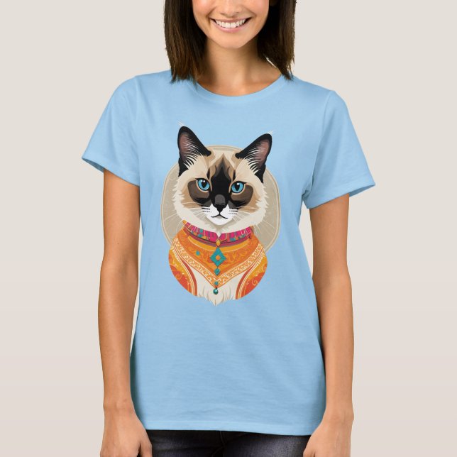 T-shirt Chat balinais (Devant)