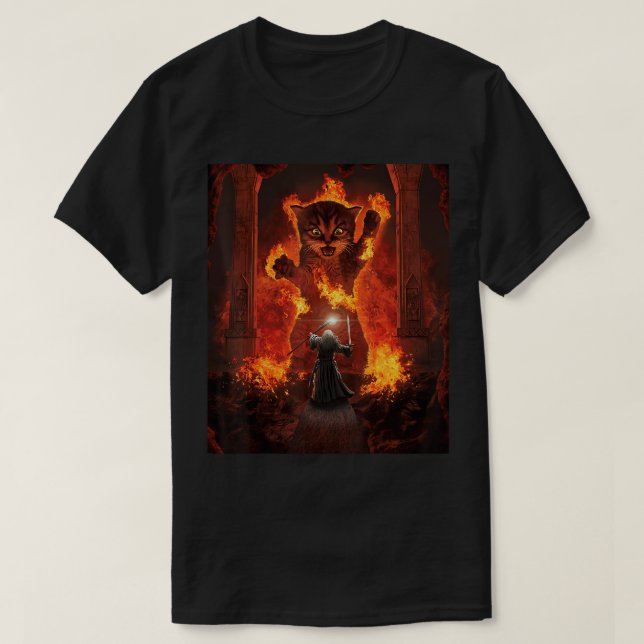 T-shirt chat Balrog (Design devant)