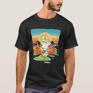T-shirt Chat Banjo Genre Musical Musique Country Blueg