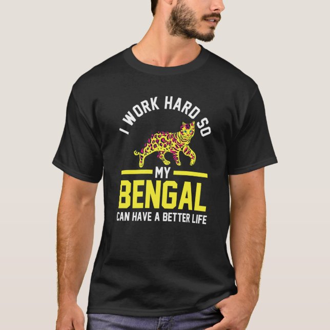 T-shirt Chat Bengal (Devant)