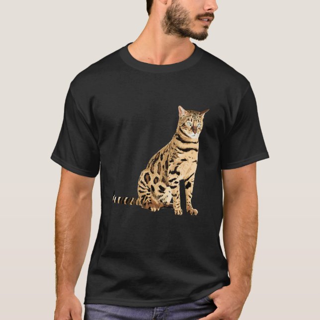 T-shirt Chat Bengal (Devant)