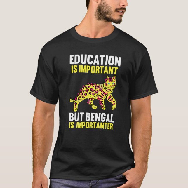 T-shirt Chat Bengal  5 (Devant)