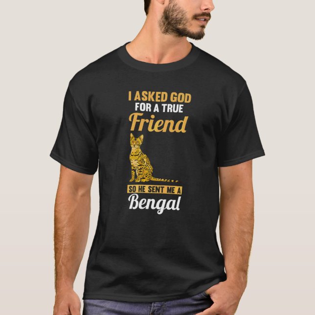 T-shirt Chat Bengal  9 (Devant)