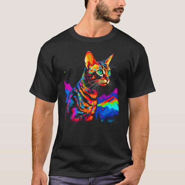 T-shirt Chat Bengalí (Devant)