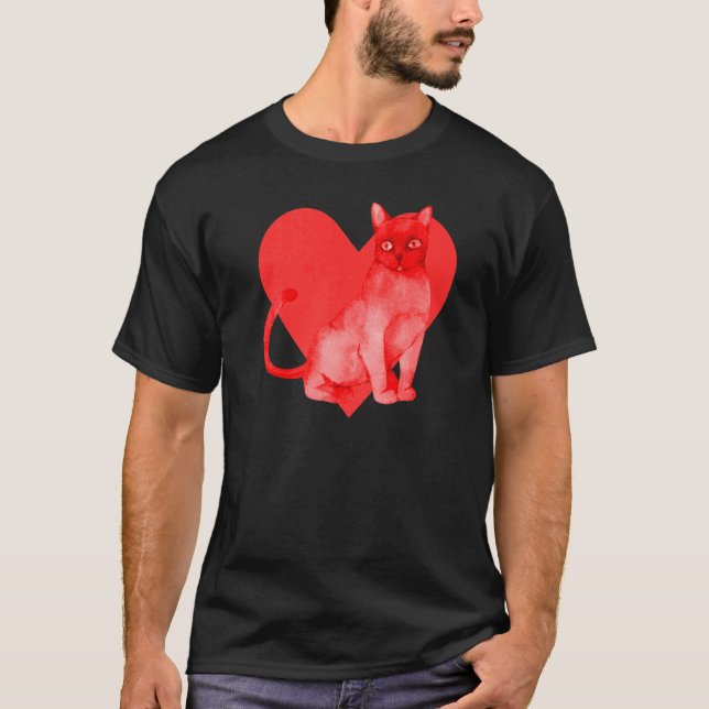T-shirt Chat birman ami préféré animal de compagnie mignon (Devant)