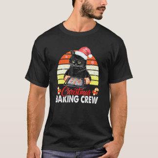 T-shirt Chat Biscuit De Noël Cuisine Créatif Xmas