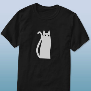 T-shirt Chat blanc