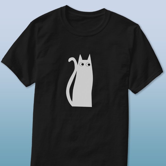 T-shirt Chat blanc (White cat t-shirt)