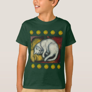 T-shirt Chat blanc, Franz Marc