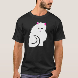 T-shirt Chat blanc mignon de Kitty