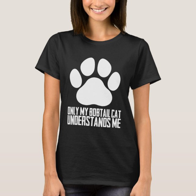 T-shirt Chat Bobtail  Bobtail  Chat Bobtail  4 (Devant)