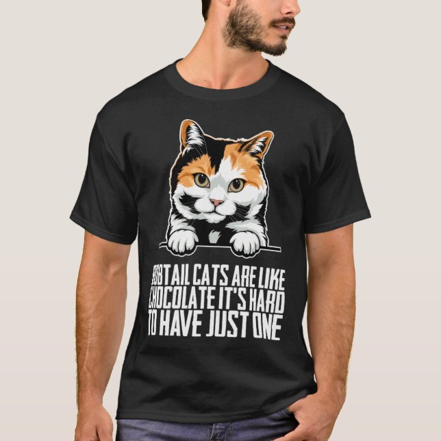 T-shirt chat Bobtail maman Bobtail papa Bobtail (Devant)