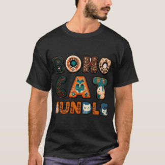 T-shirt Chat Boho