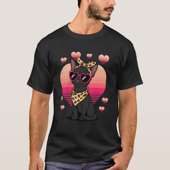 T-shirt Chat Bombay Saint-Valentin (Devant)