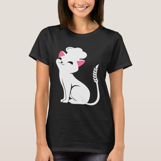 T-shirt Chat Boulangerie Pâtissier Chat (Devant)