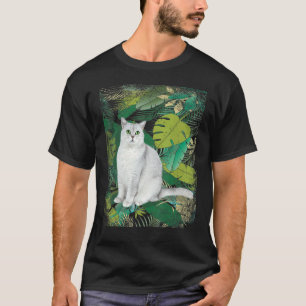 T-shirt Chat British Short Hair Shorthair Tropical Hawaï V