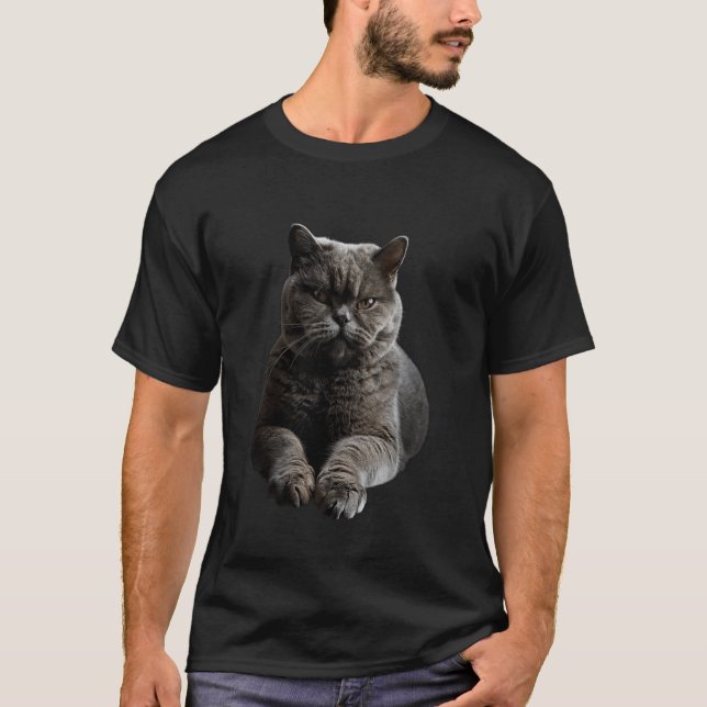 T-shirt Chat British Shorthair (Devant)