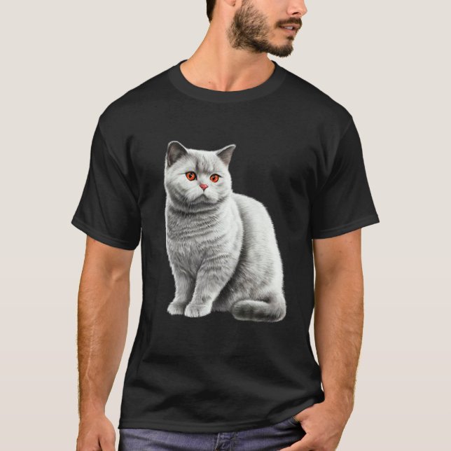 T-shirt Chat British Shorthair (Devant)