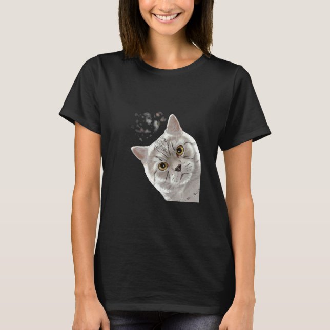 T-shirt Chat British Shorthair  1 (Devant)
