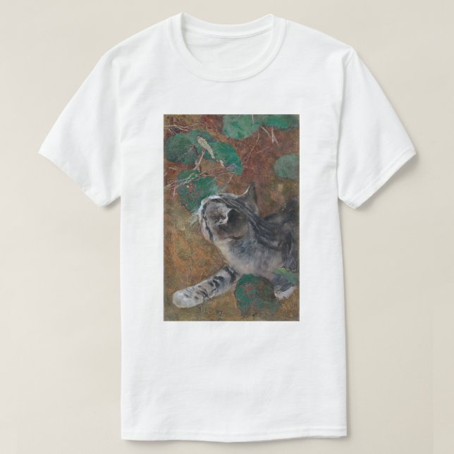 T-shirt Chat, Bruno Liljefors (Design devant)