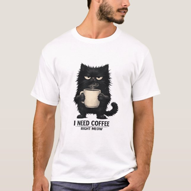 T-Shirt Chat Café (Devant)
