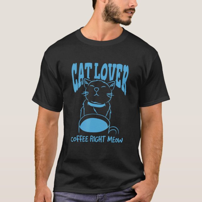 T-shirt Chat Café Tout de Suite (Devant)