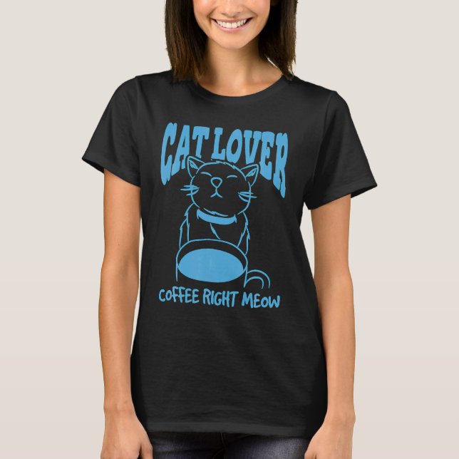 T-shirt Chat  Café Tout De Suite (Devant)