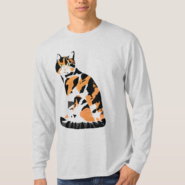 T-shirt chat Calico (Devant)