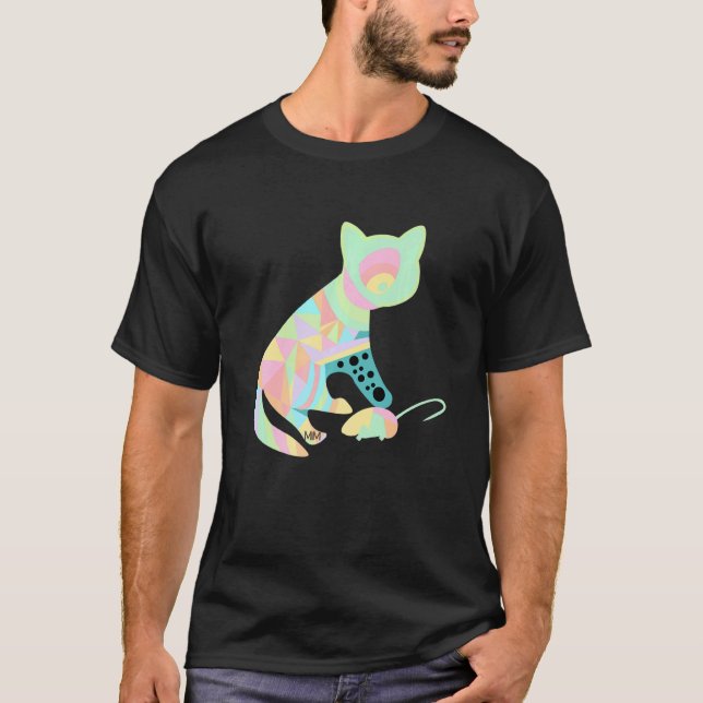 T-shirt Chat  Calico (Devant)