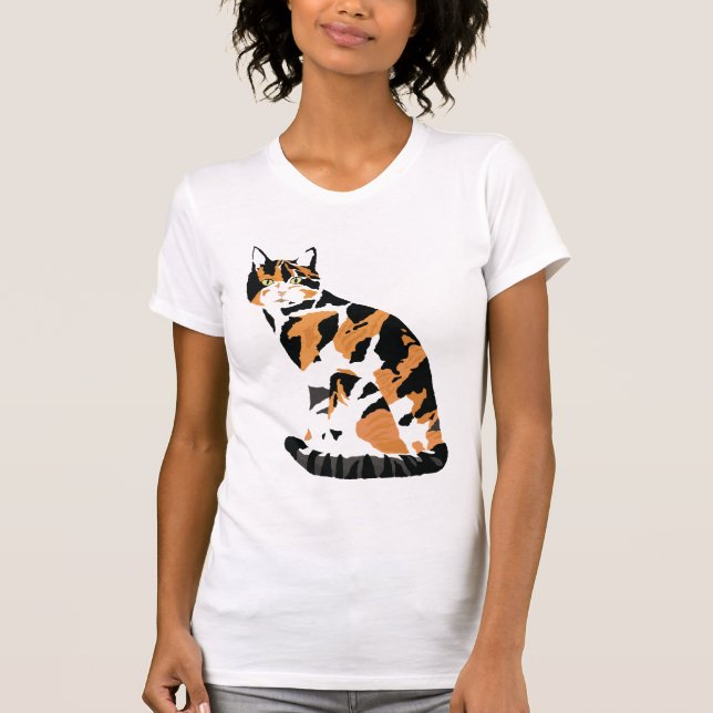 T-shirt chat Calico (Devant)