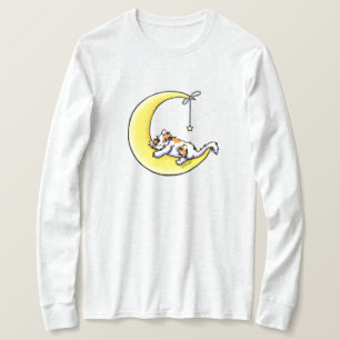 T-Shirt Chat Calicot Amour Lunaire