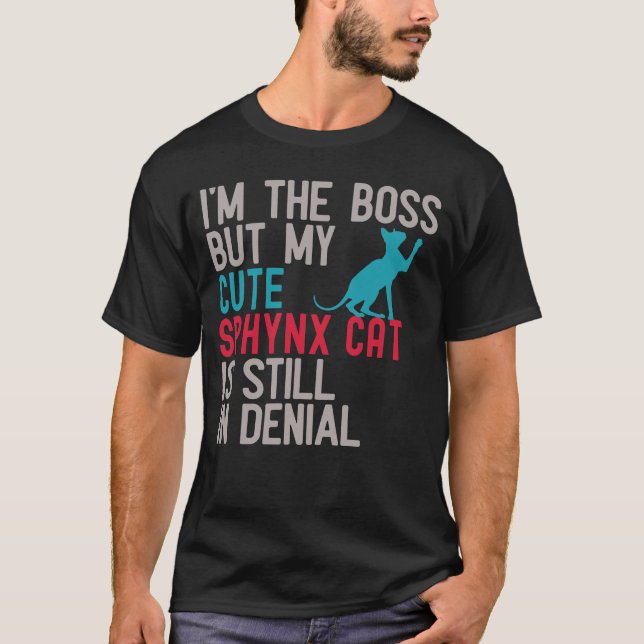 T-shirt Chat canadien sans cheveux moche Sphynx Funny (Devant)