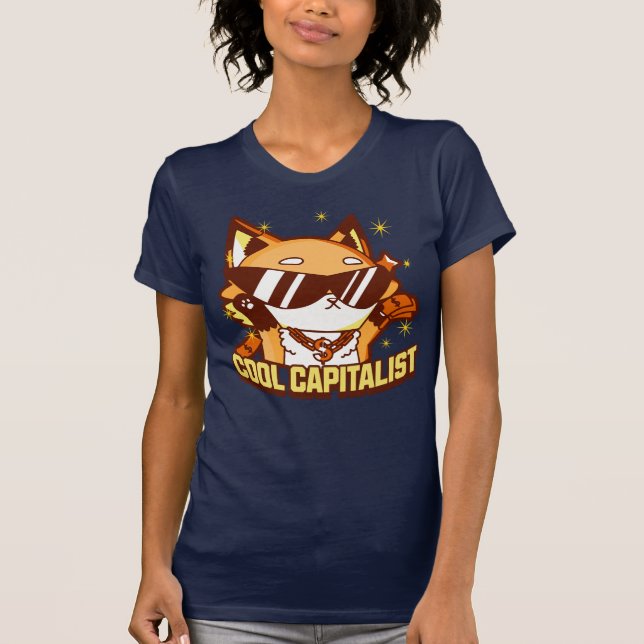 T-shirt Chat capitaliste (Devant)