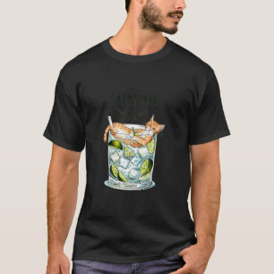 T-shirt Chat catatonique - Chat drôle en train de boire