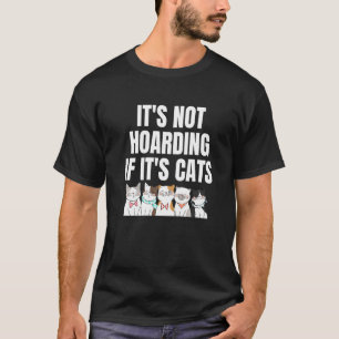 T-shirt Chat Ce n'est pas thésauriser les chats maman pap