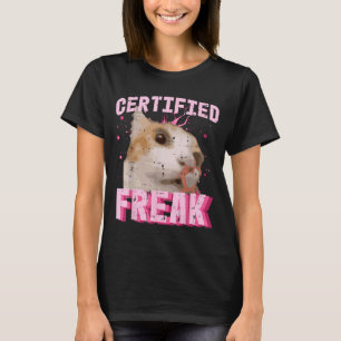 T-shirt Chat certifié fou drôle dicton chaton femmes fille