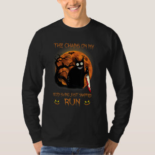T-shirt Chat Chaînes Sur Mon Humeur Chanter Sust Snapped R